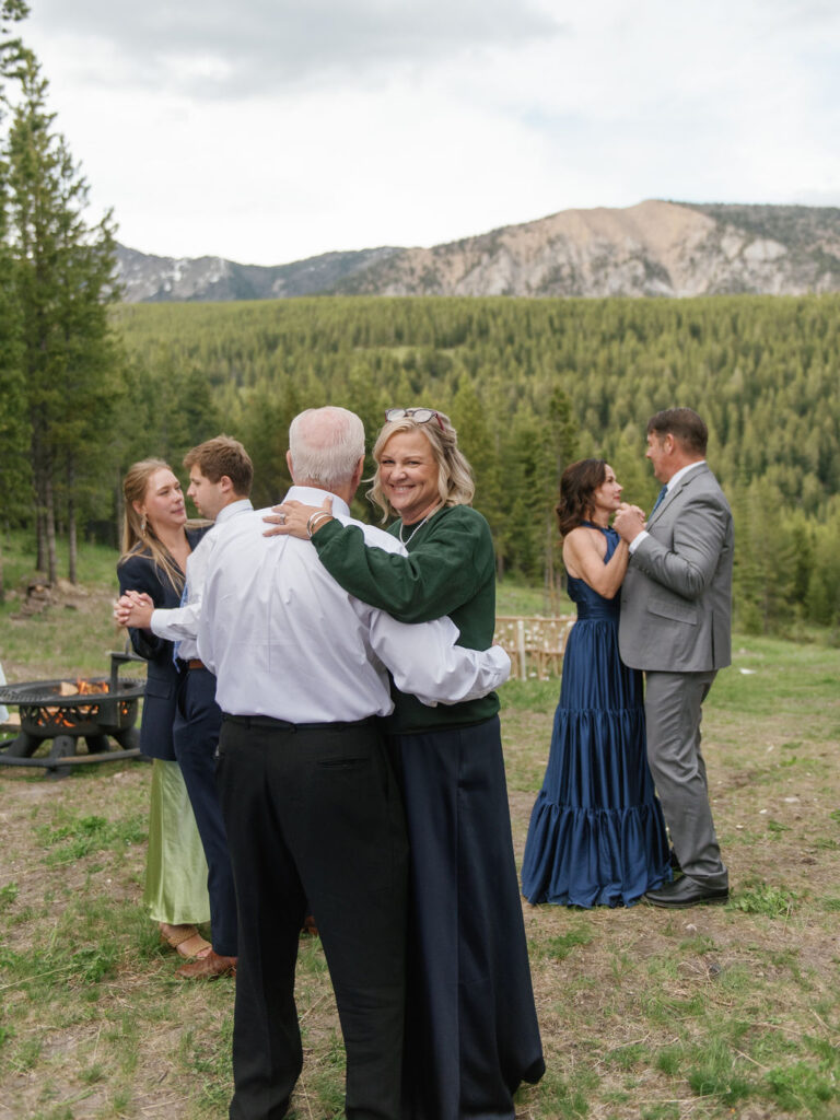 Big Sky wedding reception dancing2