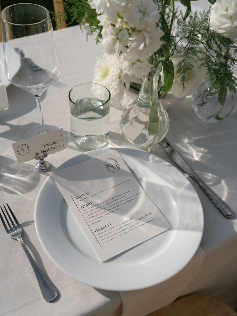 Foster Creek Farm Wedding reception details12