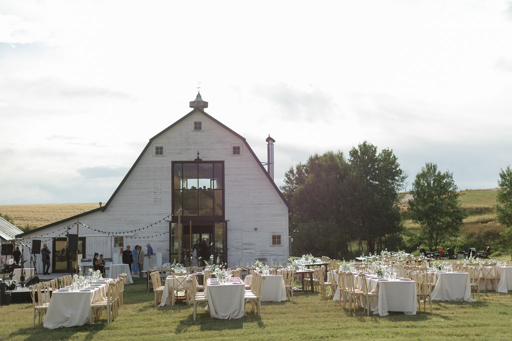 Foster Creek Farm Wedding reception